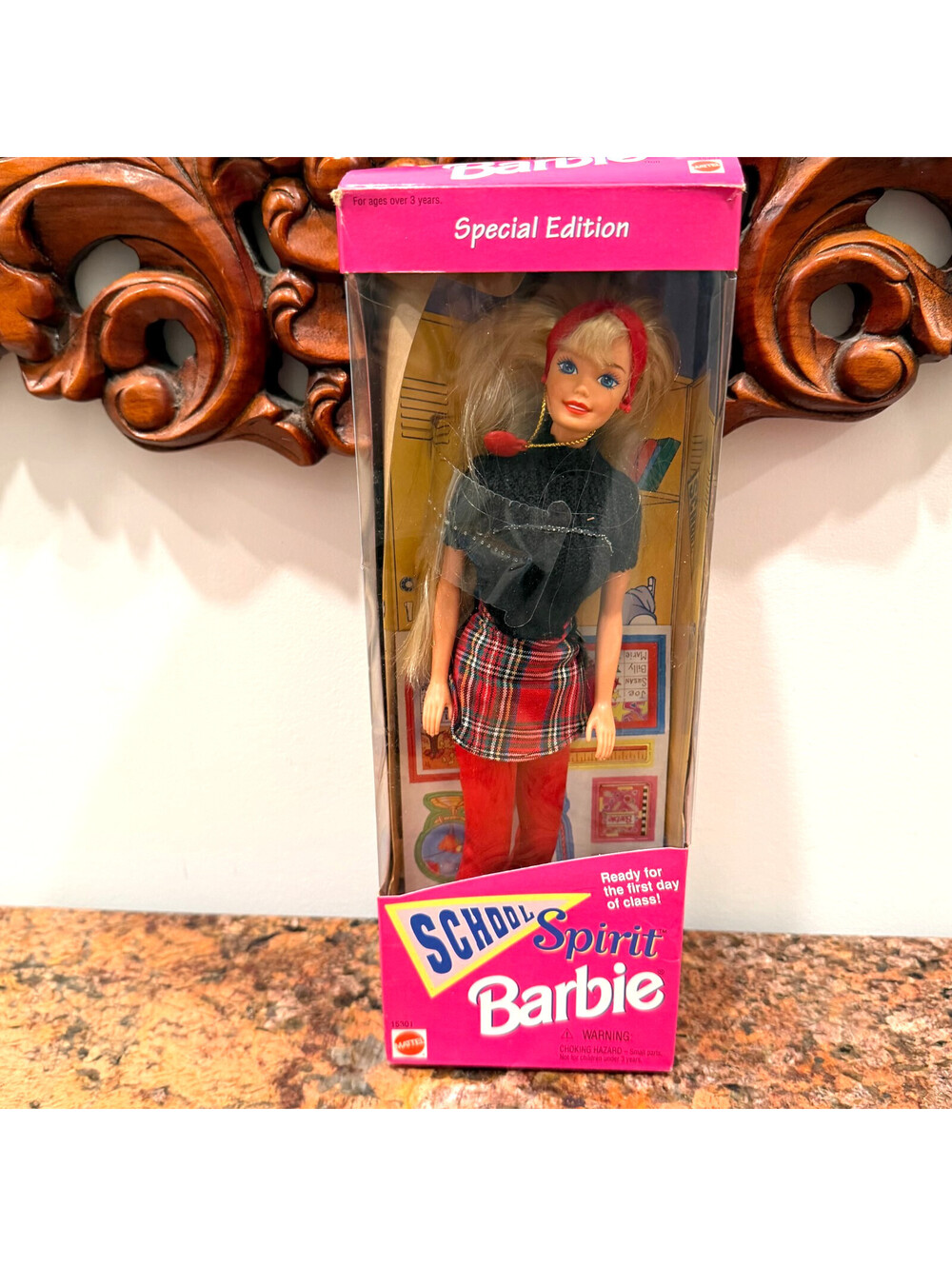 Vintage 1995 Special Edition School Spirit Barbie Doll by Mattel
